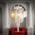 Waterfall Chain Chandelier Lamp Villa Top Grade Lighting Meeting Hall Light 71156